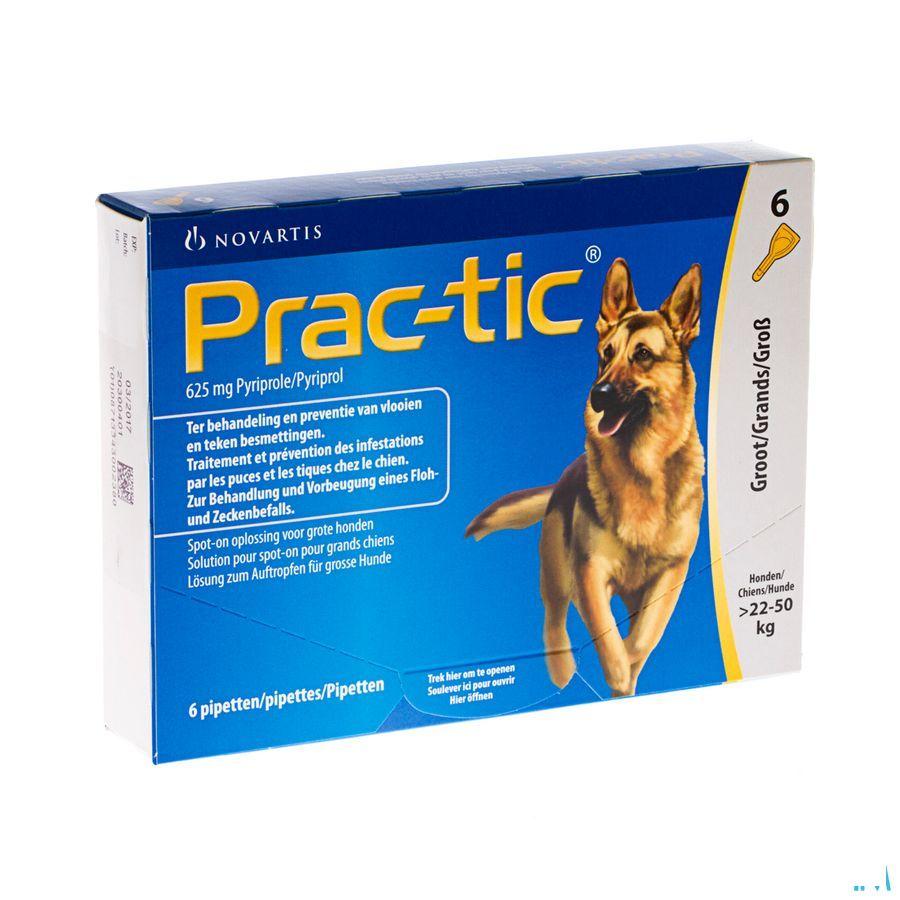 Prac-tic Spot-on Anti vlo-teek Grote Hond .2x3