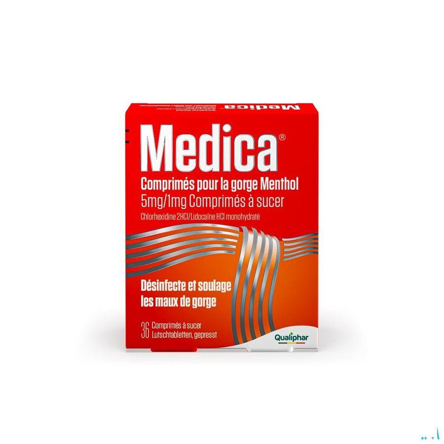 Medica Keeltabletten Menthol 36