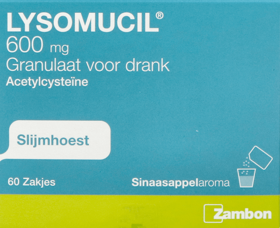 Lysomucil 600 Gran Sachets 60 X 600 mg