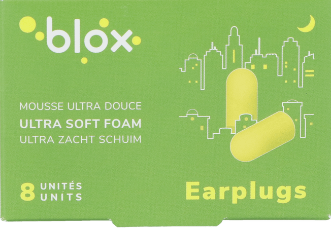 Blox Mousse Conique 4 Paires Prot.auditive Anti bruit