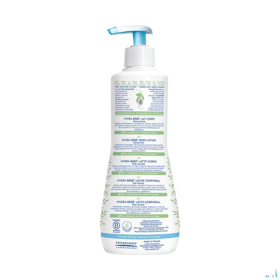 Mustela Pn Hydra Bebe Lait Corps 500 ml