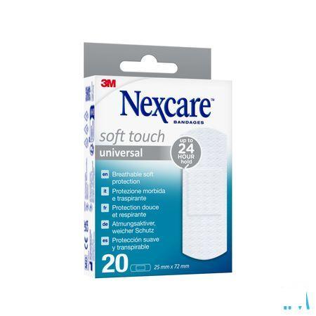 Nexcare 3M Soft Touch Universal 25Mmx72Mm Strips20  -  3M