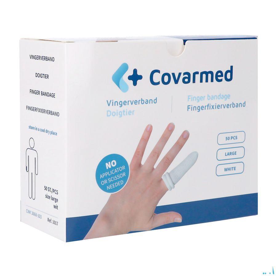Finger Bob Large Wit 50 Covarmed