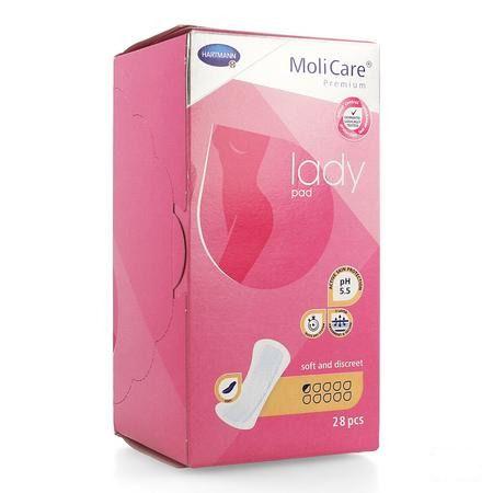 Molicare Premium Lady Pad 0,5 Drops 18X8Cm 28  -  Hartmann