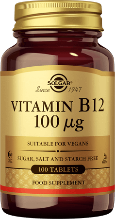 Solgar Vitamin B-12 Comp 100X100Mcg  -  Solgar Vitamins