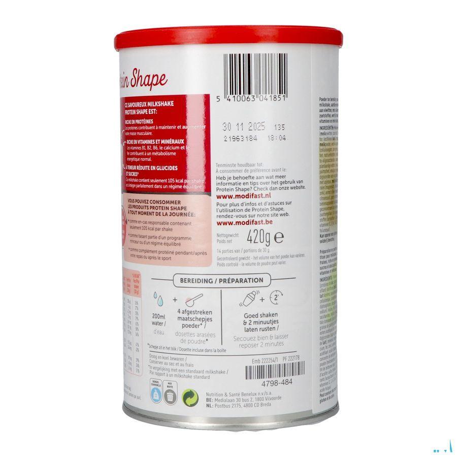 Modifast Protein Shape Strawberry Milkshake 420g