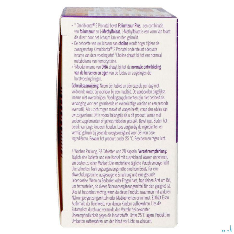 Omnibionta Pronatal 2 Zwanger.4weken Tabl 28+Caps 28 Omnibionta Pronatal 2 Zwanger.4weken Tabl 28+Caps 28