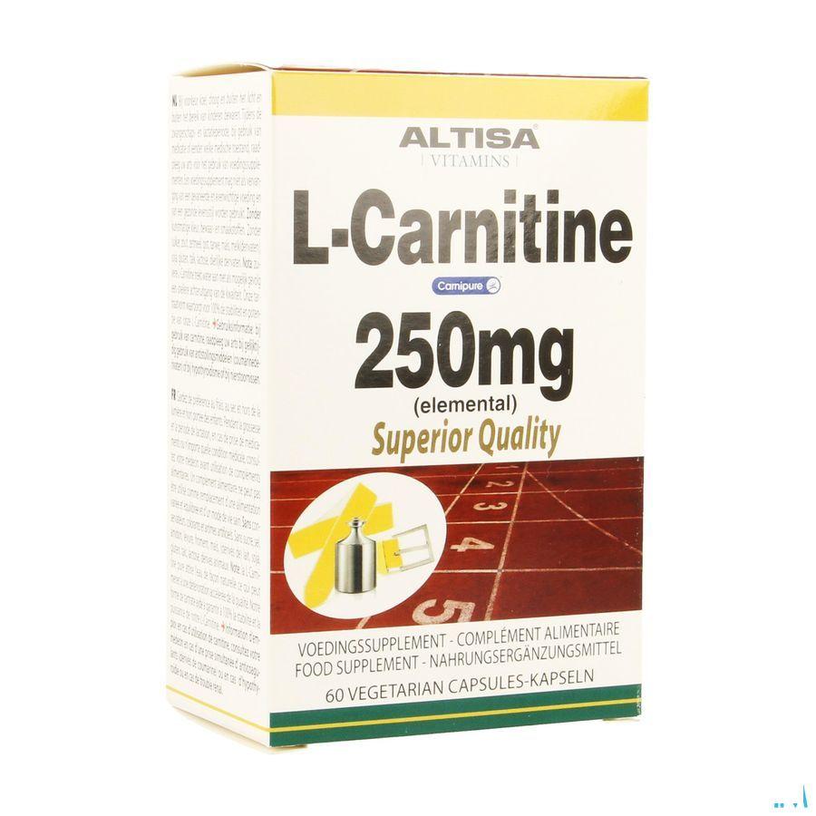 Altisa L-carnitine 250 mg (carnipure) Comprimes 60  -  Dieximport