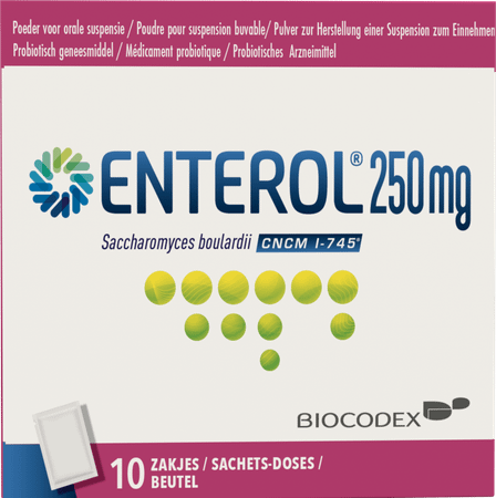 Enterol 250 mg Pulv Sachets 10