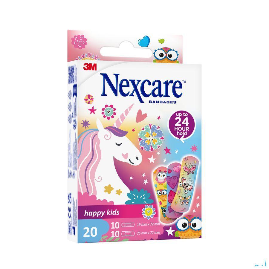 Nexcare Happy Kids Girls 20  -  3M