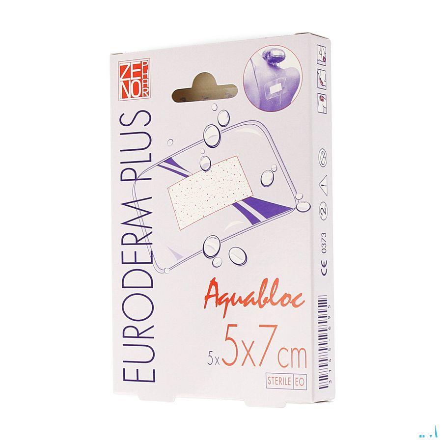 Euroderm Plus 5x 7cm 5 Pleister Steriel Wtp  -  I.D. Phar