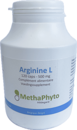 Arginine L 500 mg 120 Capsule Hildegard  -  Methaphyto