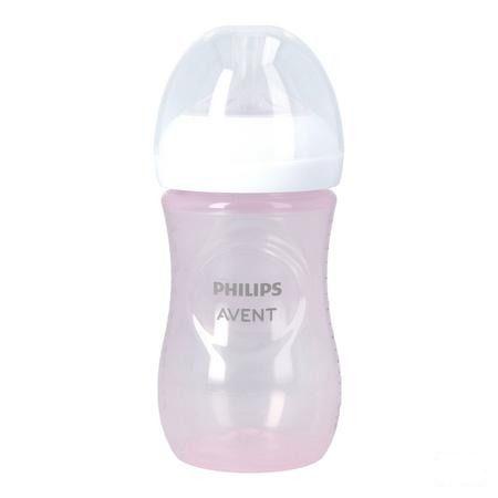 Philips Avent Natural 3.0 Zuigfles Roze 260 ml