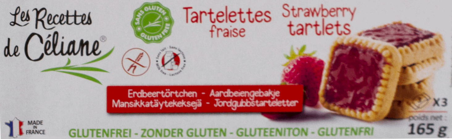 Celiane Aardbeientaartje Glutenvrij 165 gr 4692  -  Revogan