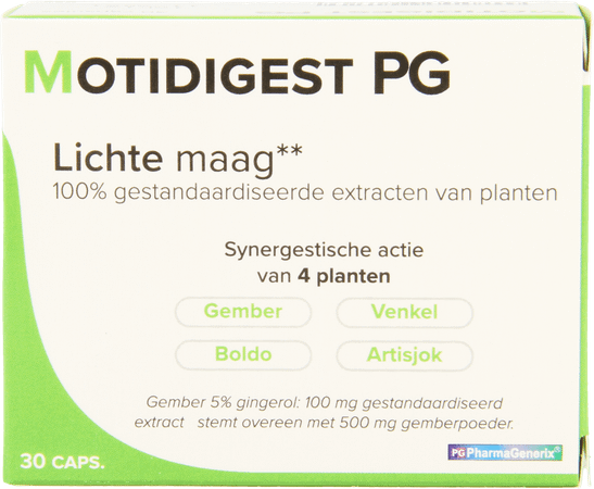 Motidigest Pg Pharmagenerix Capsule 30  -  Superphar