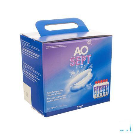 Aosept Plus 6 Maandpack 5x360 ml 