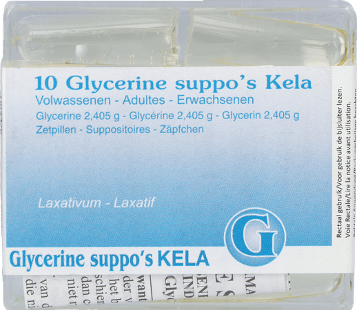 Glycerine Pharma Suppo Ad 10  -  Kela Pharma