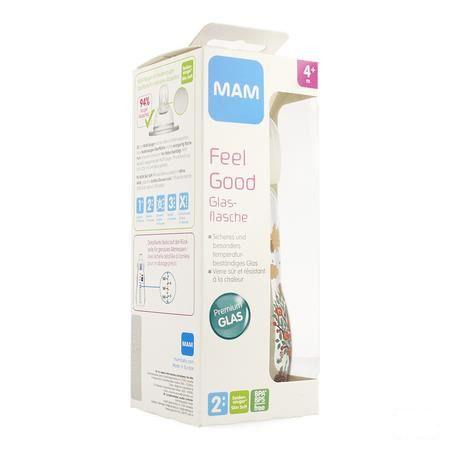 Biberon Verre Mam Feel Good 260 ml Unisexe