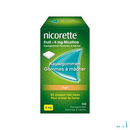 Nicorette Fruit Gomme Mach 105x4 mg