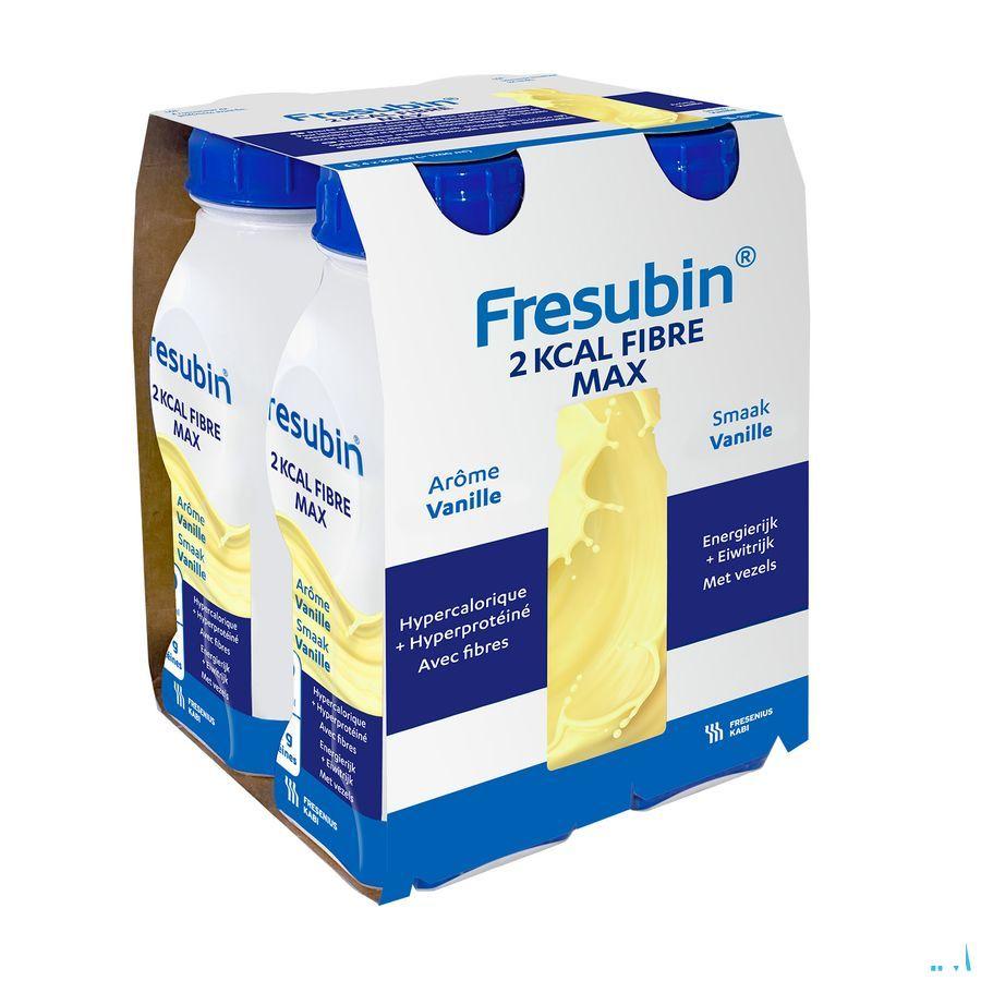 Fresubin 2kcal Fibre Max Drink Vanille Flacon 4x200 ml  -  Fresenius