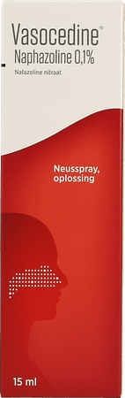 Vasocedine Naphazoline Spray 15 ml