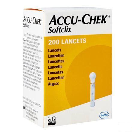 Accu Chek Softclix Lancet 200 3307484001  -  Roche Diagnostics