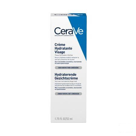 Cerave Creme Hydraterend Gezicht 52 ml  -  Cerave