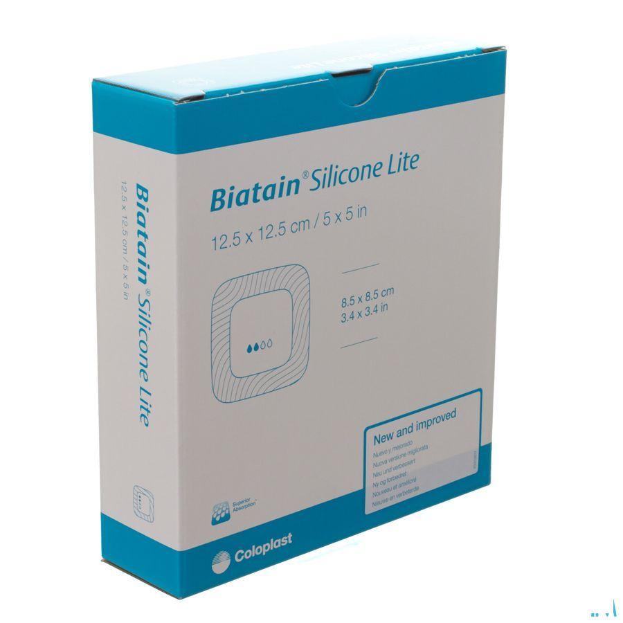 Biatain Silicone Lite Pansement Msse 12,5x12,5 10 33446  -  Coloplast