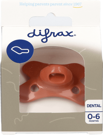 Difrax Fopspeen Sil Mini-dental 0-6m 799  -  Difrax