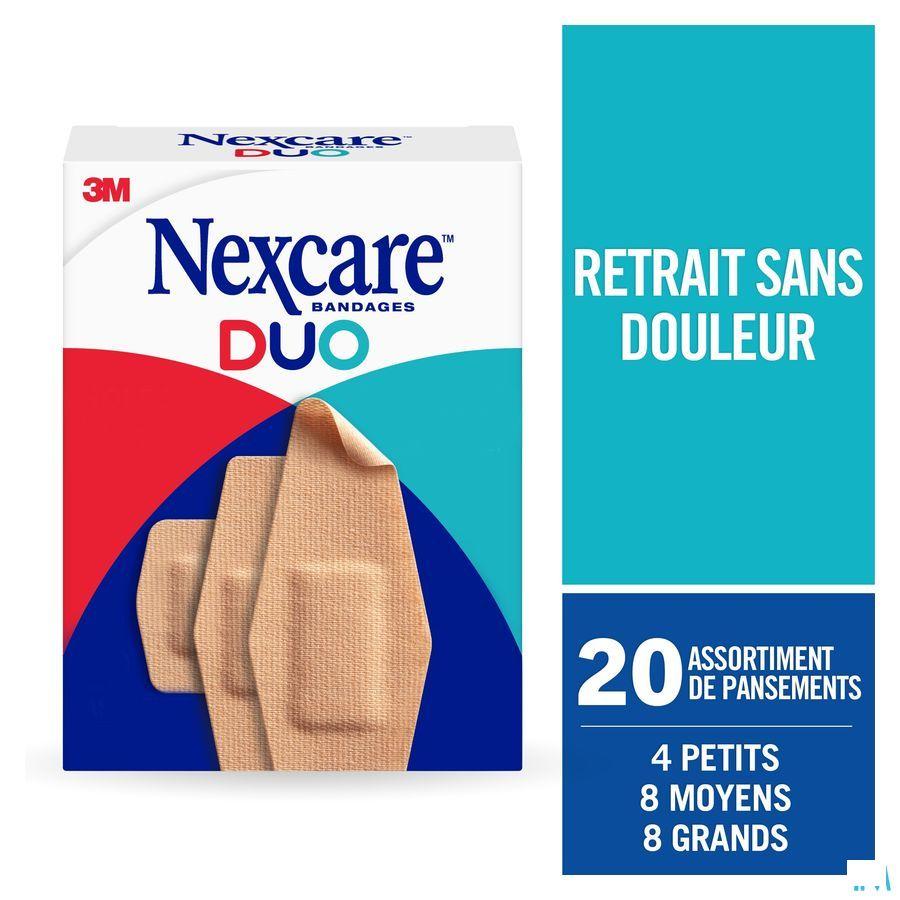 Nexcare 3M Duo Pansement Assortiment 20  -  3M