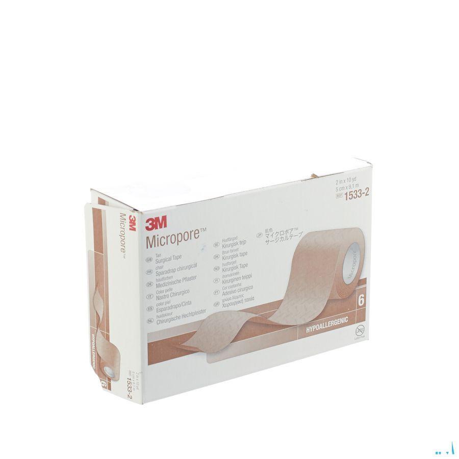 Micropore 3M Skin Tone 50,0Mmx9,14M Rol 6 15332  -  3M