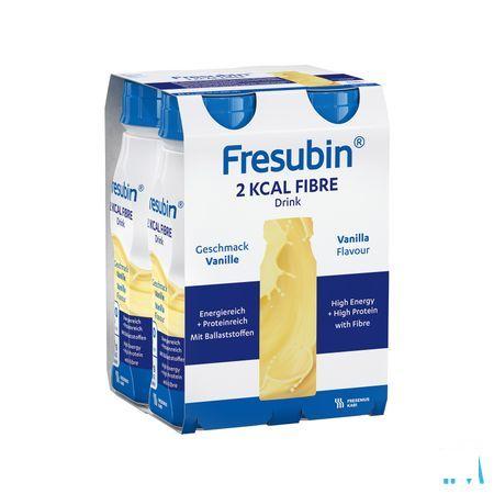 Fresubin 2kcal Fibre Drink Vanille Flacon 4x200 ml  -  Fresenius