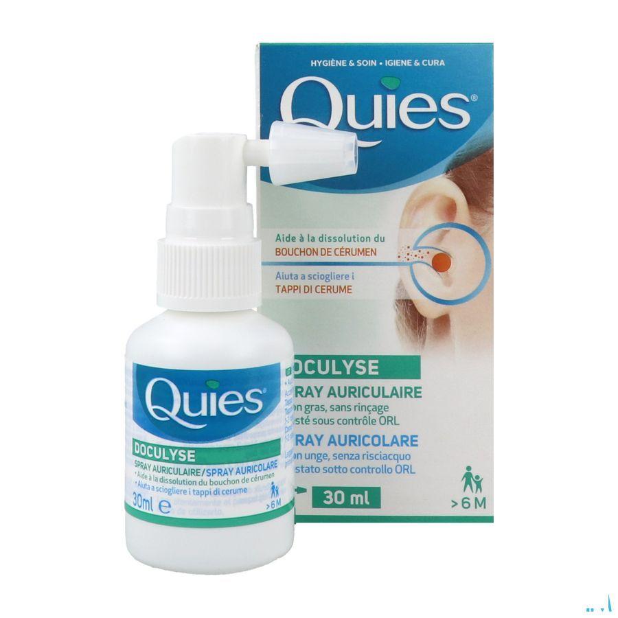 Quies Doculyse Tegen Proppen Oorsmeer Spray 30 ml  -  Quies