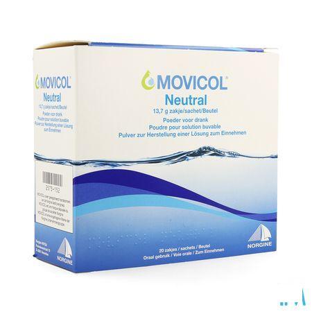 Movicol Neutral Sachets 20 X 13,7g 