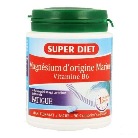 Super Diet Magnesium Marin + Vit B6 Comprimes 90  -  Superdiet Laboratoires