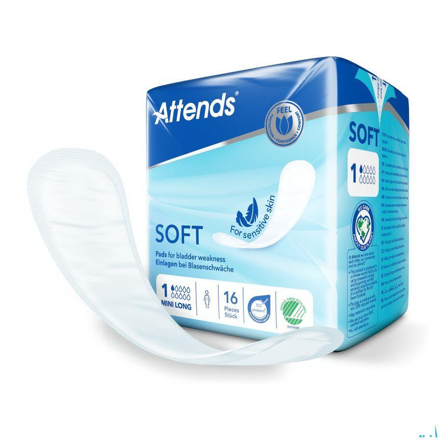 Attends Soft 1 Mini Long Inleg Anatom. 1x16