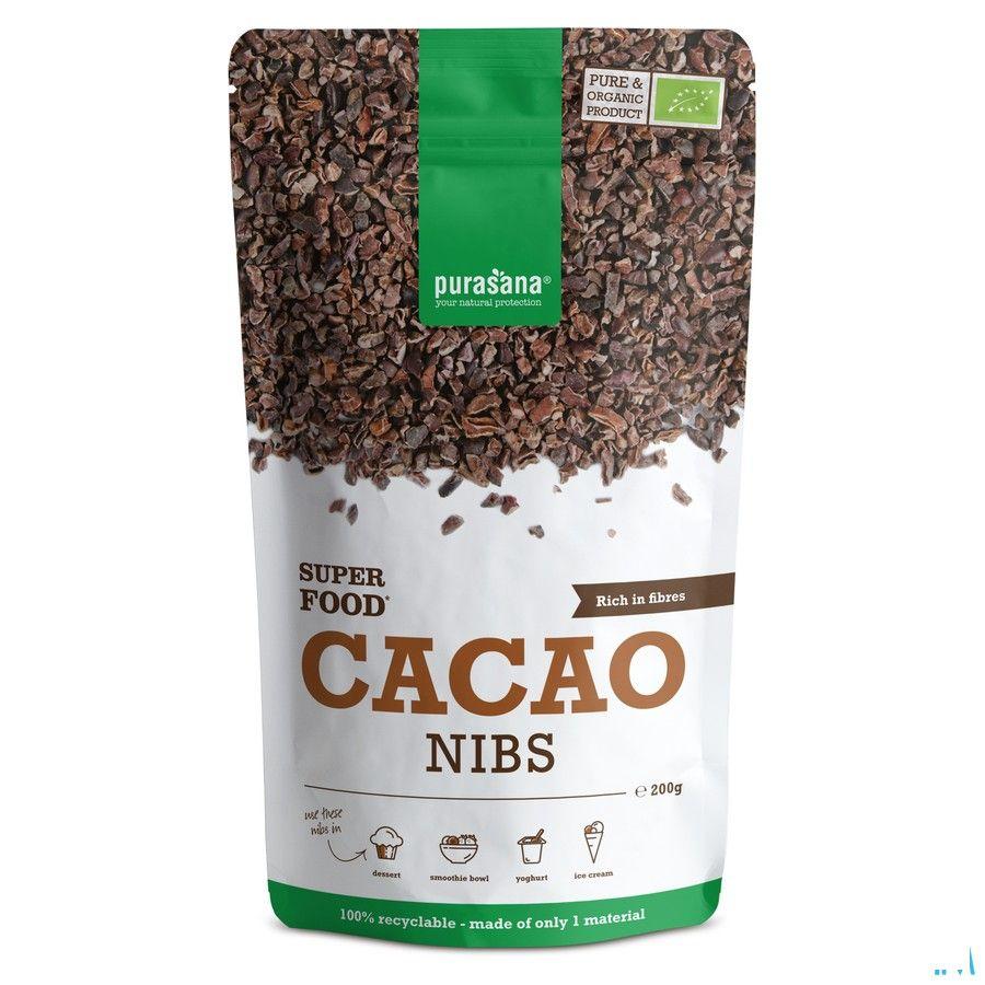 Purasana Cacao Kernen 200 gr Be-bio-02 Peru
