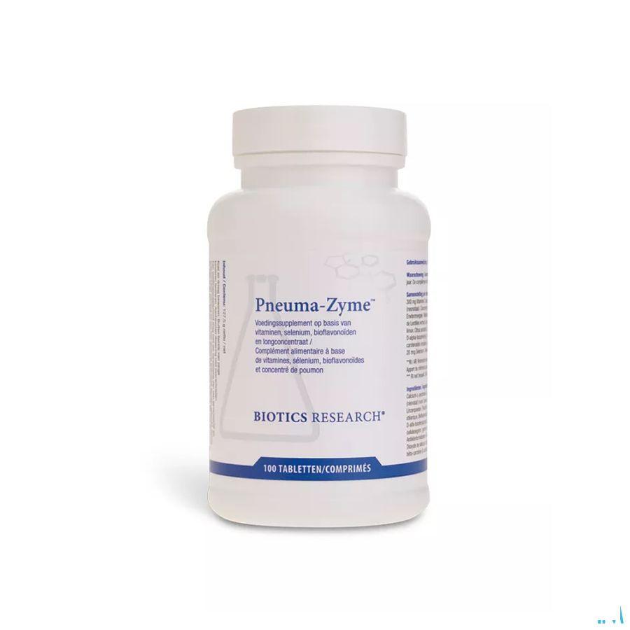 Biotics Pneuma-Zyme 100 tabletten  -  Energetica Natura