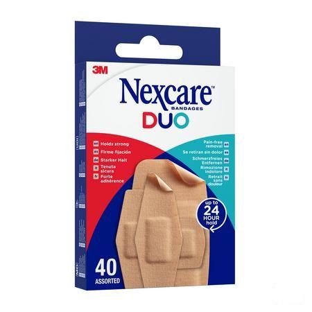 Nexcare 3M Duo Pansement Assortiment 40  -  3M