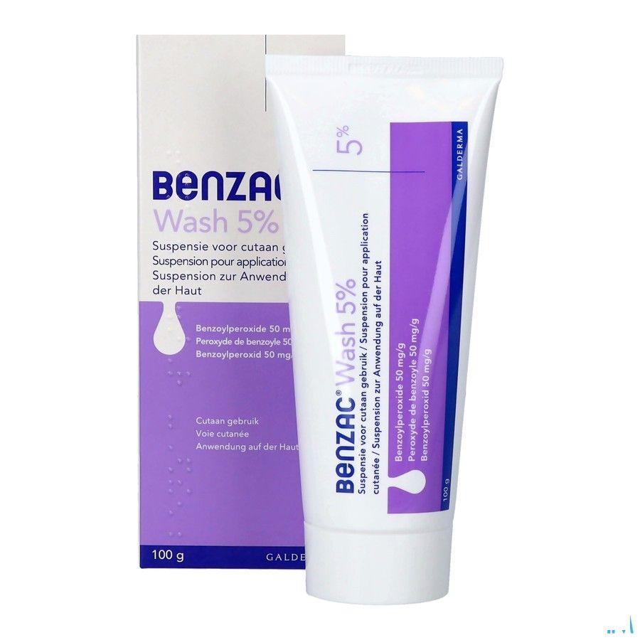 Benzac Wash Suspensie 5 % 100 gr  -  Galderma Belgilux
