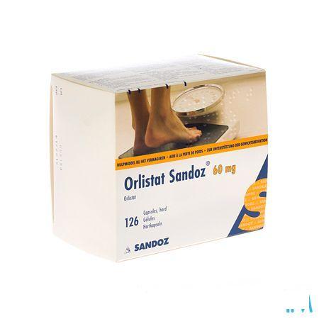 Orlistat Sandoz Capsule Dure 126 X 60 mg 