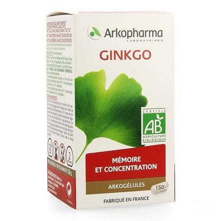 Arkocaps Ginkgo Bio Capsule 150  -  Arkopharma