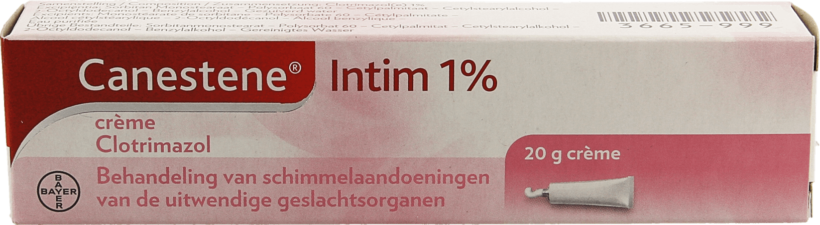 Canestene Intim 1% Creme Tube 20 gr 3143427