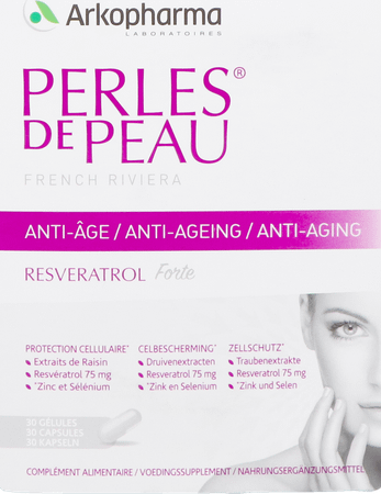 Perles De Peau A/Aging Resveratrol Comp 30  -  Arkopharma