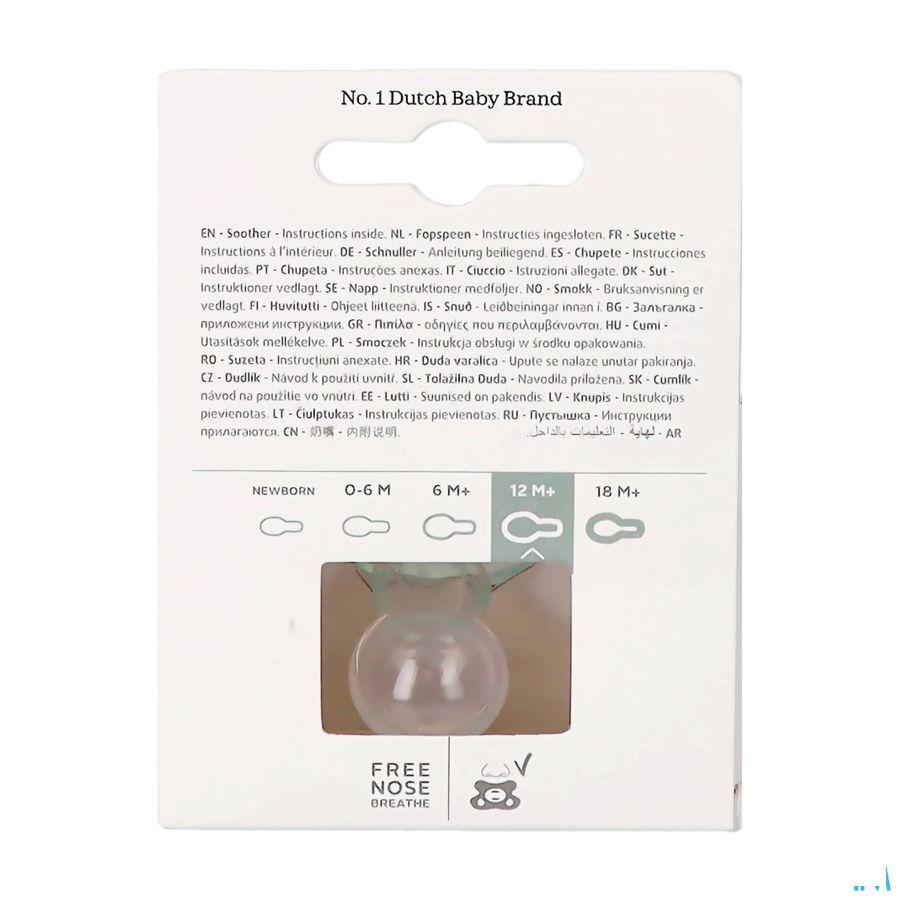 Difrax Fopspeen Natural 12 + Nacht  -  Difrax