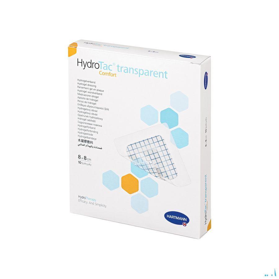 Hydrotac Transparent Comf. 8X8Cm 10 6859250 Hartmann
