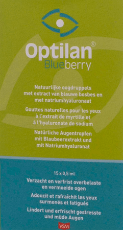 Optilan Blueberry 0,1% 15 X 0,5 ml Monodoses  -  VSM