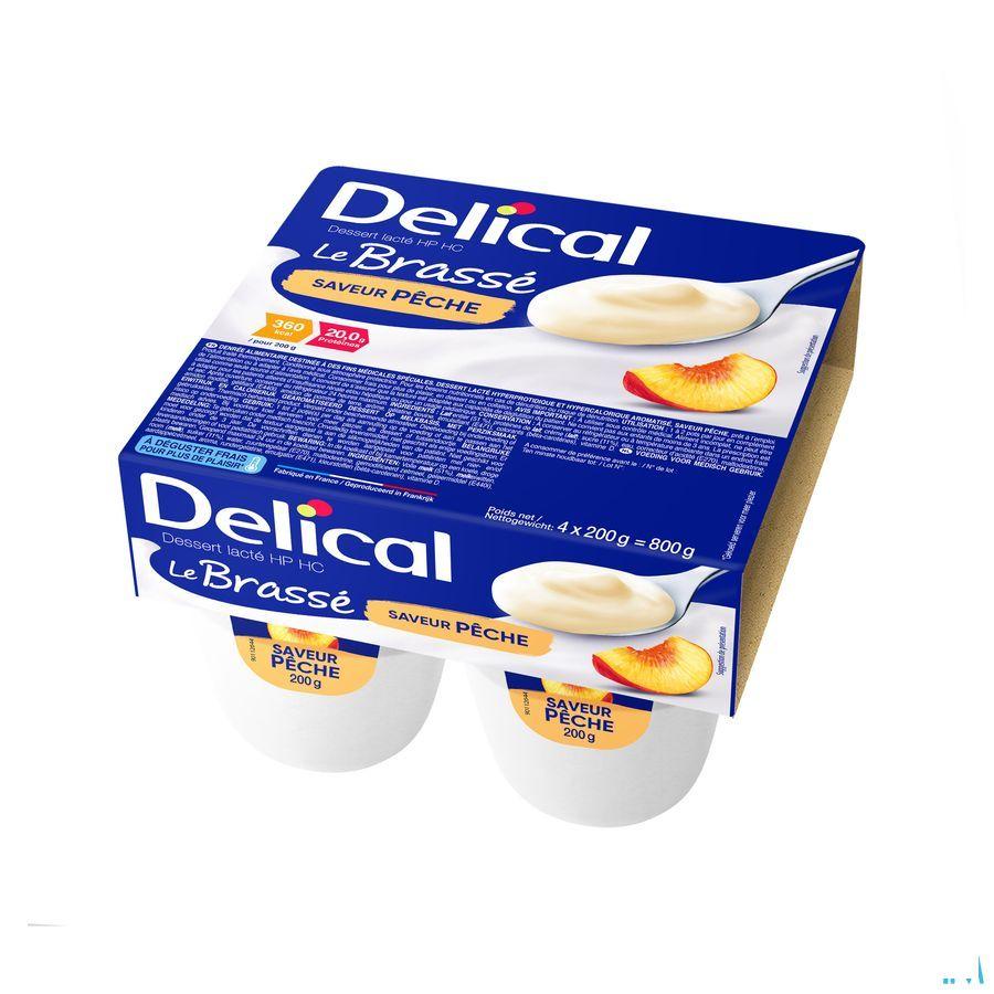 Delical Le Brasse Perzik 4 x 200 gr