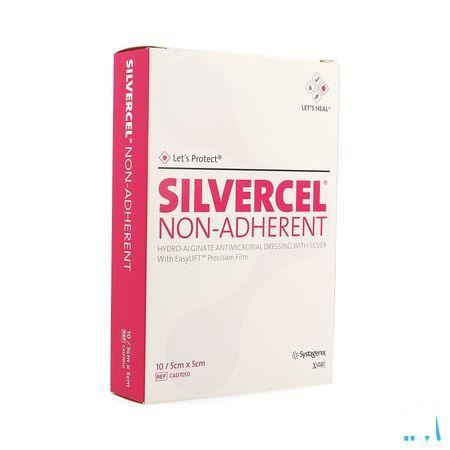 Silvercel Na Hydroalginaat Verband 5X5cm 10 Cad7050