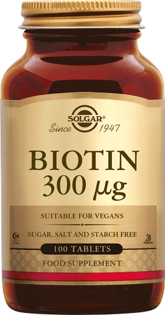 Solgar Biotin Comp 100X300Mcg  -  Solgar Vitamins